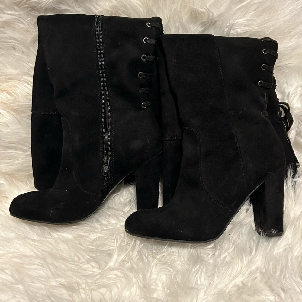 Knee length boots